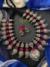 Kolhapuri Paisley Peacock Pendant Neckpiece-S0186